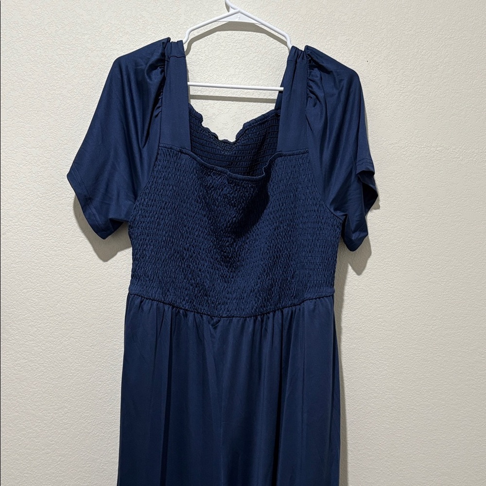 SHEIN Curve Navy Apparel
